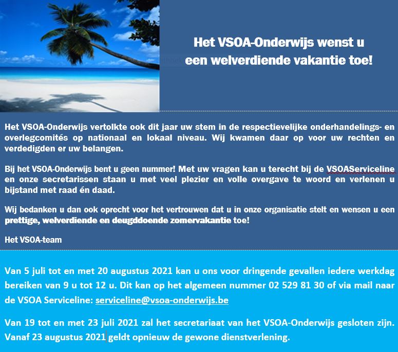 Vakantieregeling